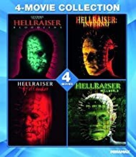 HELLRAISER 4-MOVIE COLLECTION / (AMAR WS) NEW BLURAY