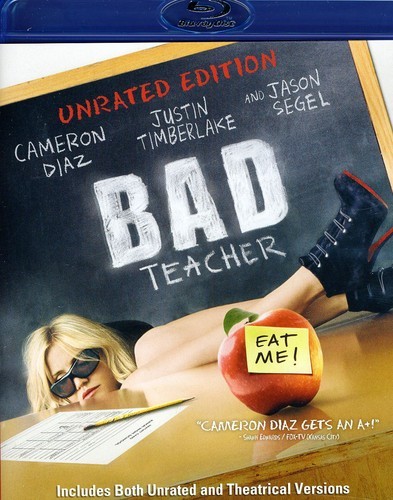 BAD TEACHER (UNRATED) / (AC3 DOL DUB SUB WS) NEW BLURAY