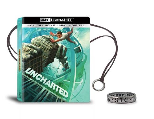 UNCHARTED (4K MASTERING) (LTD) (STEELBOOK) (WITH BLU-RAY) (2 PACK) (DIGC) NEW 4K BLURAY