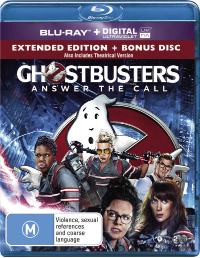 GHOSTBUSTERS (2016) (EXTENDED EDITION + BONUS DISC) (2015) [NEW BLURAY]