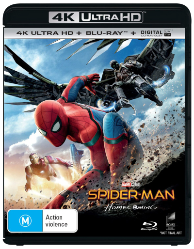 SPIDER-MAN: HOMECOMING (4K UHD / BLU-RAY) (2017) [NEW 4K BLURAY]