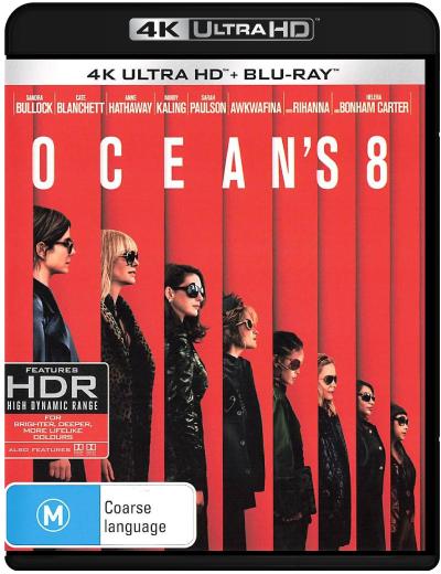 OCEAN'S 8 (4K UHD / BLU-RAY) (2018) [NEW 4K BLURAY]