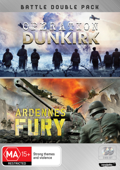 BATTLE DOUBLE PACK (OPERATION DUNKIRK / ARDENNES FURY) (2014) [NEW DVD]