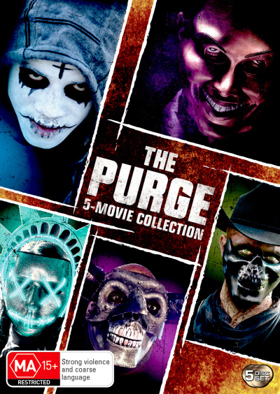 THE PURGE: 5 MOVIE COLLECTION - THE PURGE / THE PURGE: ANARCHY / THE [NEW DVD]
