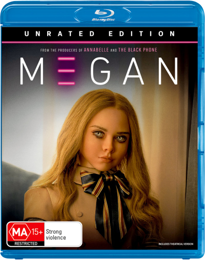 M3GAN (UNRATED AND THEATRICAL VERSIONS OF FILM) (2022) [NEW BLURAY]