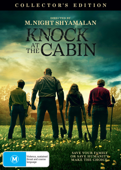 KNOCK AT THE CABIN (2023) [NEW DVD]