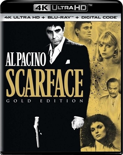 SCARFACE (1983) (4K MASTERING) (GOLD) (WITH BLU-RAY) (2 PACK) NEW 4K BLURAY