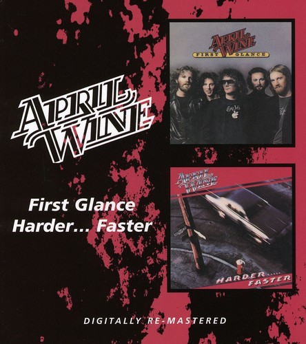 APRIL WINE - FIRST GLANCE / HARDER FASTER (UK) NEW CD