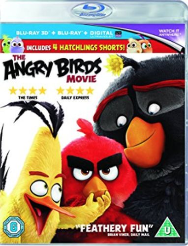 THE ANGRY BIRDS MOVIE 3D+2D   [UK] NEW  BLURAY