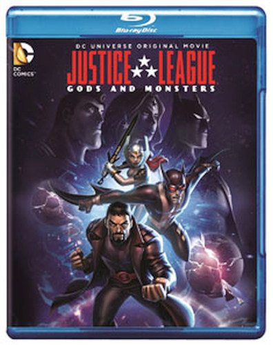 DC UNIVERSE MOVIE - JUSTICE LEAGUE - GODS AND MONSTERS  [UK] NEW BLURAY