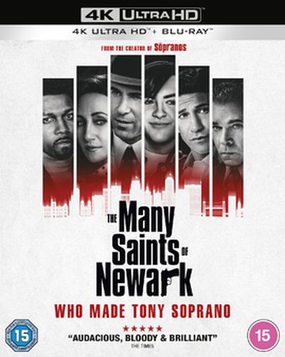 THE MANY SAINTS OF NEWARK 4K ULTRA HD + BLU-RAY [UK] NEW 4K BLURAY