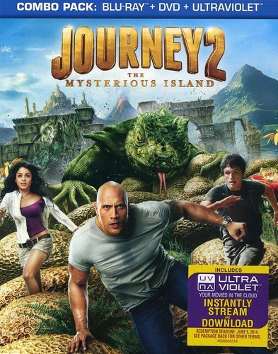 JOURNEY 2: THE MYSTERIOUS ISLAND (2PC) (WITH DVD) NEW BLURAY