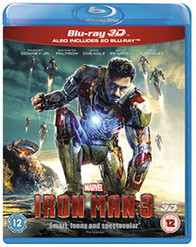 IRON MAN 3 3D+2D   [UK] NEW  BLURAY