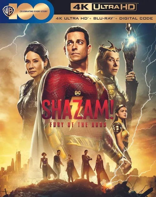 SHAZAM FURY OF THE GODS (4K MASTERING) (WITH BLU-RAY) NEW 4K BLURAY