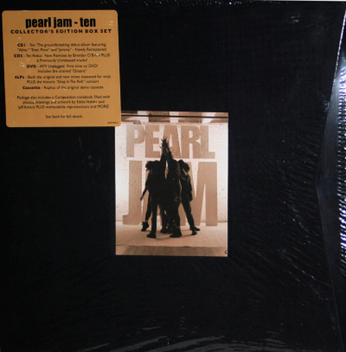 PEARL JAM - TEN: COLLECTOR'S EDITION (2 CD / DVD / 4 VINYL BOX SET) NEW DVD PEARL JAM - TEN: COLLECTOR'S EDITION (2 CD / DVD / 4 VINYL BOX SET) NEW DVD