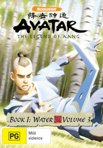 AVATAR THE LEGEND OF AANG: BOOK 1 WATER - VOLUME 3 (2005) NEW DVD